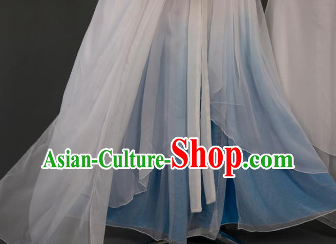 China Cosplay Goddess Chiffon Hanfu Dress Ancient Princess Garment Costumes Classical Dance Clothing