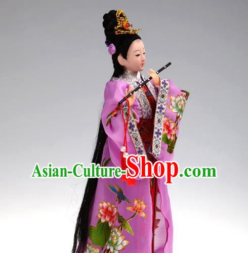 Handmade Traditional China Beijing Silk Figurine - the Four Great Beauties Diao Chan