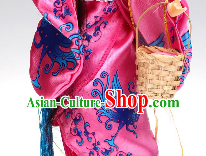 Handmade Traditional China Beijing Silk Figurine - the Four Great Beauties Xi Shi