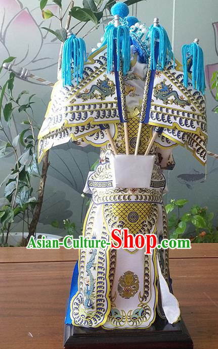 Handmade China Beijing Silk Figurine Traditional Peking Opera Doll - Yang Zongbao