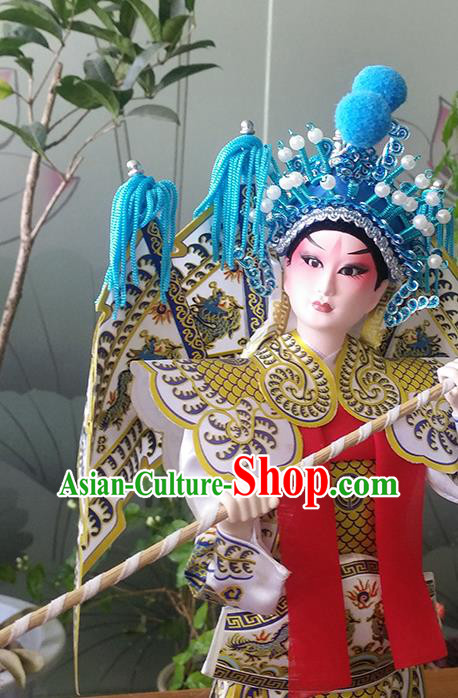 Handmade China Beijing Silk Figurine Traditional Peking Opera Doll - Yang Zongbao