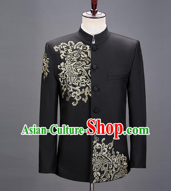 Chinese Tang Suits Traditional Wedding Suits Groom Costumes Zhongshan Clothing