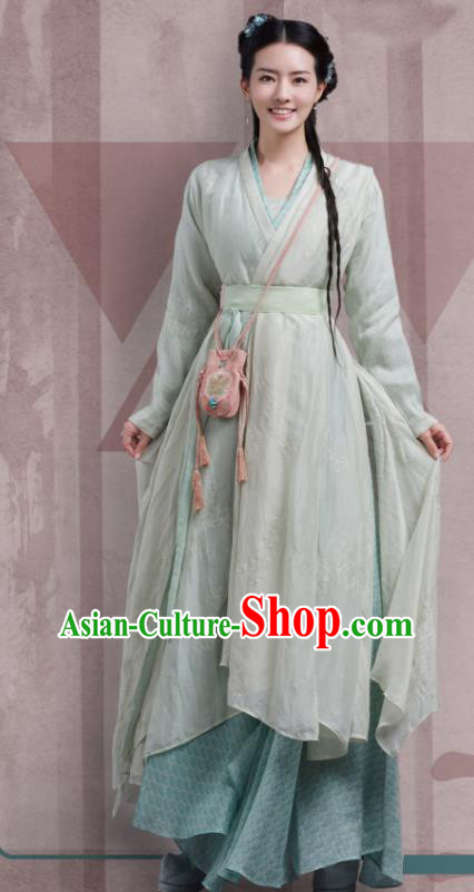 China Drama The Blessed Girl Li Sha Costumes Traditional Young Lady Clothing Ancient Saintess Dress Garments