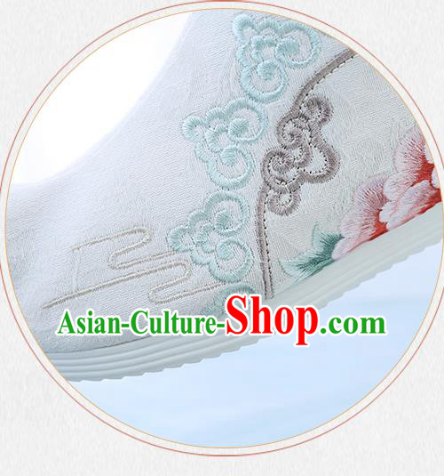 China Embroidered Short Boots National Cloth Shoes Traditional Hanfu Boots