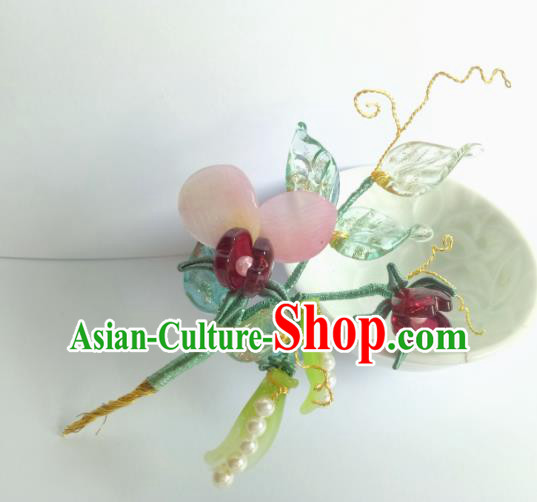 Chinese Traditional Hanfu Hairpin Hair Accessories Ancient Princess Pearls Peasecod Hair Stick