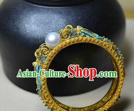 China National Filigree Bracelet Jewelry Traditional Handmade Cloisonne Bangle Accessories