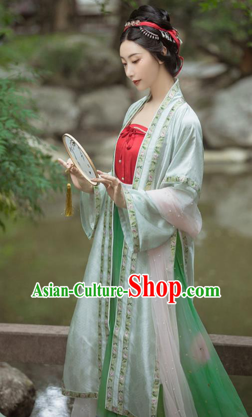 Ancient China Nobility Beauty Hanfu Clothing Traditional Song Dynasty Imperial Consort Historical Costumes