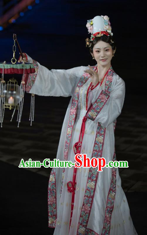 China Ancient Imperial Concubine Hanfu Clothing Traditional Song Dynasty Historical Costumes