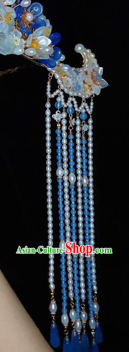 Chinese Handmade Wedding Hair Crown Traditional Song Dynasty Princess Hairpins Hair Accessories