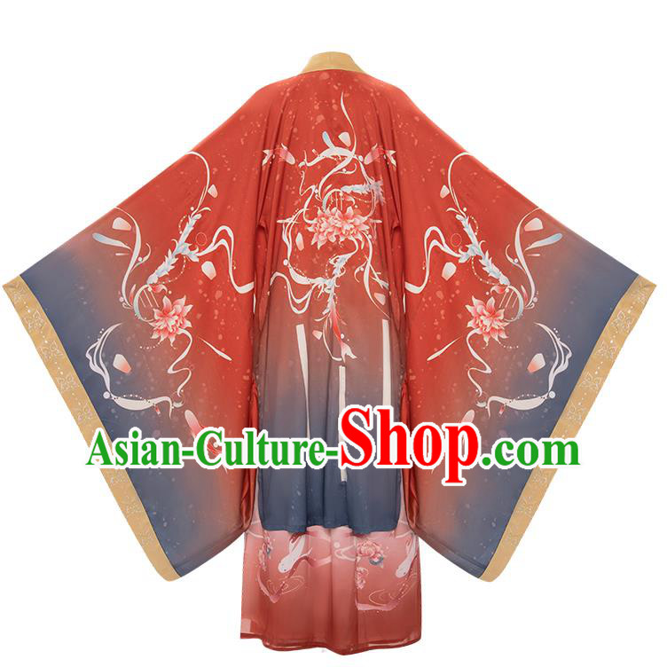 Traditional China Tang Dynasty Royal Princess Hanfu Dress Ancient Court Lady Historical Clothing
