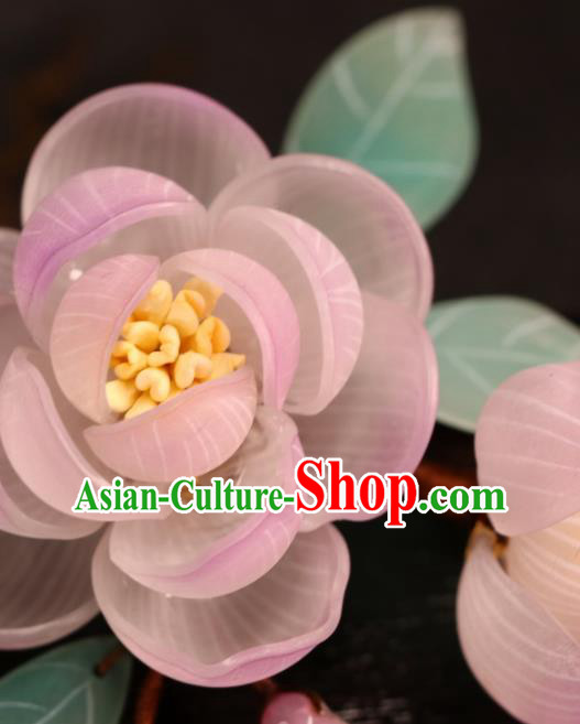 China Traditional Hanfu Hair Stick Hair Accessories Classical Peach Flower Hairpin