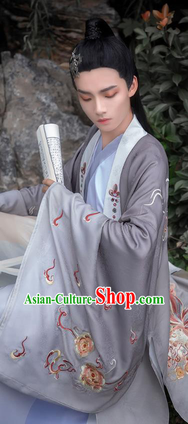 China Traditional Jin Dynasty Nobility Childe Historical Clothing Ancient Royal Prince Costume for Men