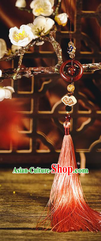 Handmade Chinese Traditional Waist Accessories Classical Cheongsam Brooch Tassel Pendant