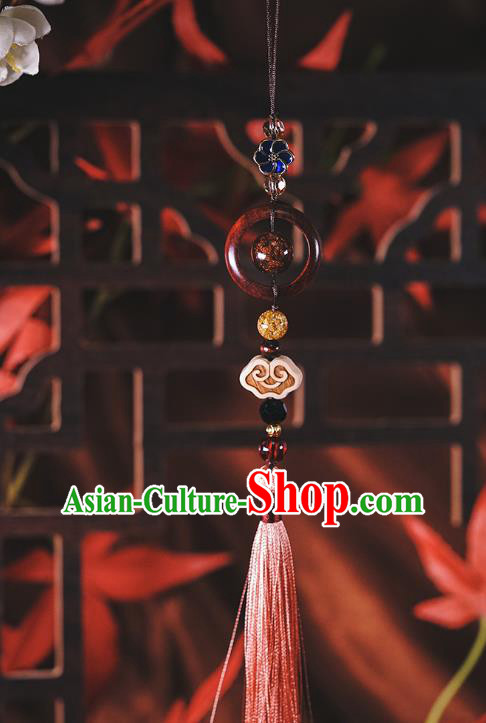 Handmade Chinese Traditional Waist Accessories Classical Cheongsam Brooch Tassel Pendant