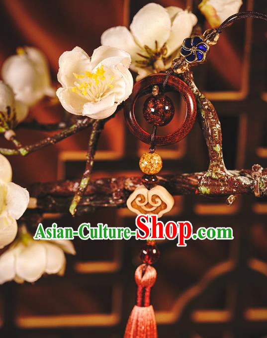 Handmade Chinese Traditional Waist Accessories Classical Cheongsam Brooch Tassel Pendant