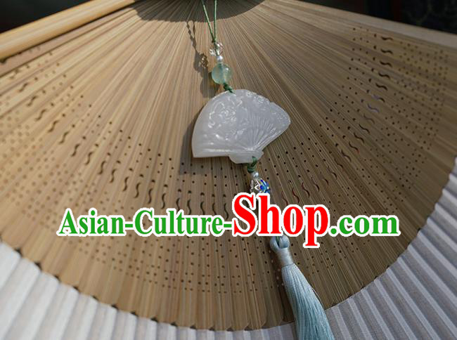 Chinese Handmade Folding Fan Traditional Silk Fan Bamboo Accordion
