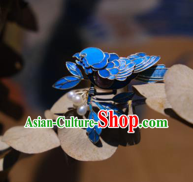 China Handmade Tourmaline Brooch Accessories Traditional Cheongsam Cloisonne Bird Breastpin Jewelry
