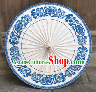 China Traditional Printing Peony Oil Paper Umbrella Classical Dance Umbrella Handmade Umbrellas