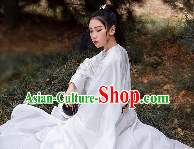 China Traditional Ming Dynasty Swordsman Hanfu Clothing Ancient Nobility Childe Costumes