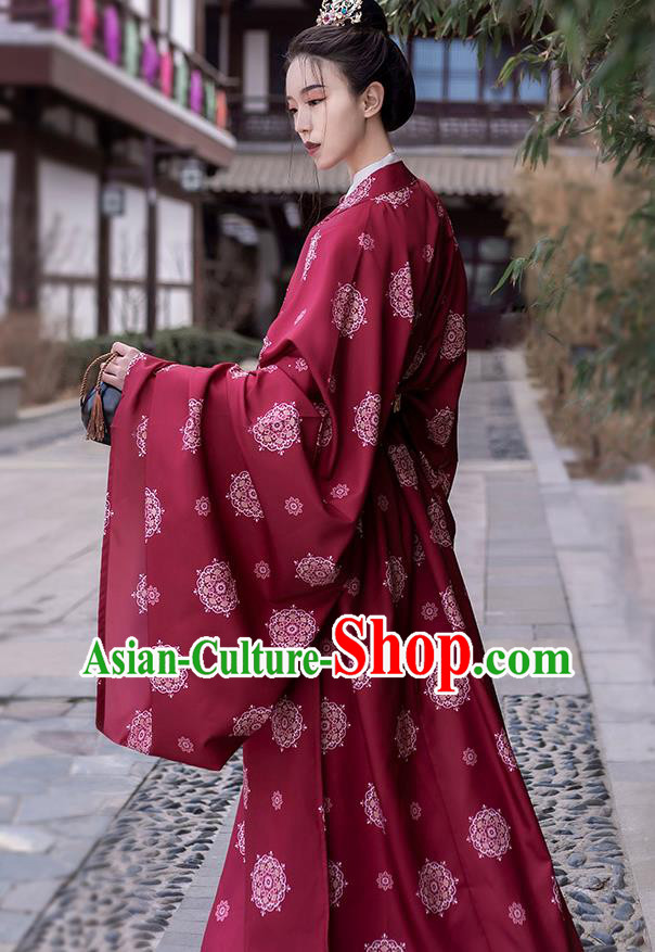 China Ancient Nobility Childe Costumes Traditional Ming Dynasty Swordsman Hanfu Clothing