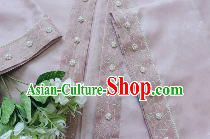 Traditional China Song Dynasty Court Lady Historical Costumes Ancient Imperial Consort Hanfu Clothing Complete Set