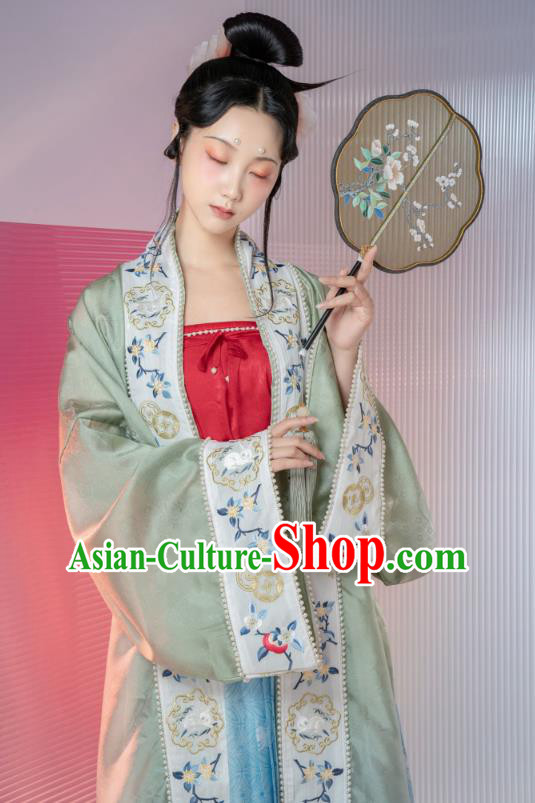 China Ancient Palace Infanta Hanfu Clothing Traditional Song Dynasty Court Princess Historical Costume