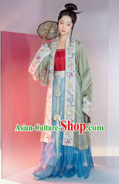 China Ancient Palace Infanta Hanfu Clothing Traditional Song Dynasty Court Princess Historical Costume