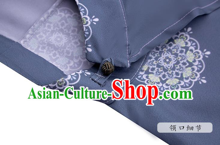 China Traditional Ming Dynasty Royal Prince Historical Clothing Ancient Scholar Navy Hanfu Robe