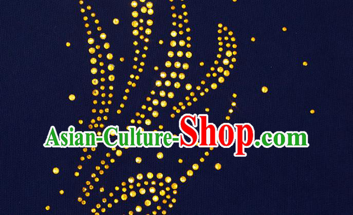 China Kung Fu Costume Tai Chi Exercise Clothing Martial Arts Navy Uniforms