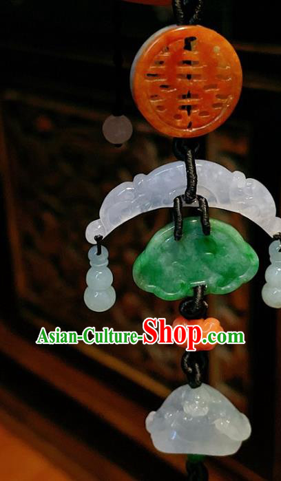 Handmade Chinese National Jade Brooch Accessories Traditional Culture Jewelry Cheongsam Pendant