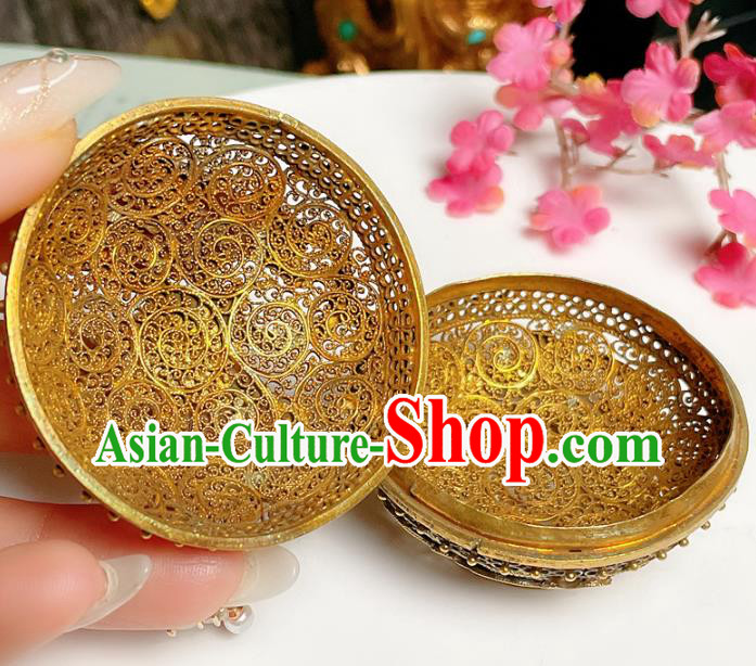 Handmade Chinese National Cloisonne Accessories Traditional Culture Jewelry Filigree Rouge Box
