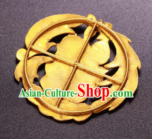 China Traditional Hanfu Brooch Accessories Ancient Empress Blueing Necklet Pendant