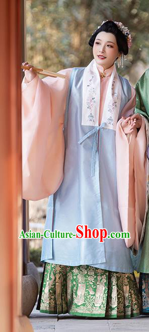 China Ming Dynasty Imperial Consort Historical Clothing Ancient Court Beauty Costumes for Women