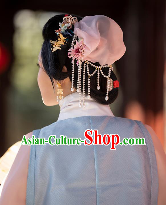 China Ming Dynasty Imperial Consort Historical Clothing Ancient Court Beauty Costumes for Women