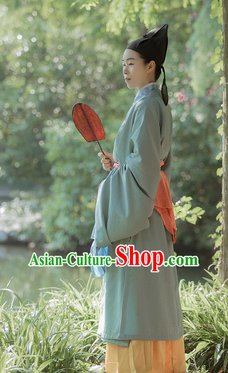 China Ancient Scholar Historical Costume Traditional Song Dynasty Nobility Childe Hanfu Clothing
