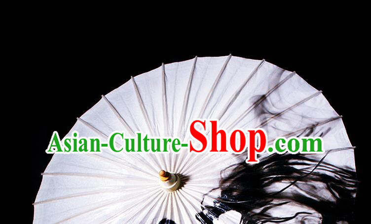 Traditional China Ink Painting Dragon Oil Paper Umbrella Handmade Umbrellas Artware Swordsman Umbrella