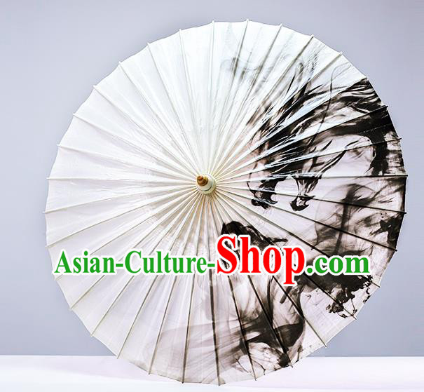 Traditional China Ink Painting Dragon Oil Paper Umbrella Handmade Umbrellas Artware Swordsman Umbrella