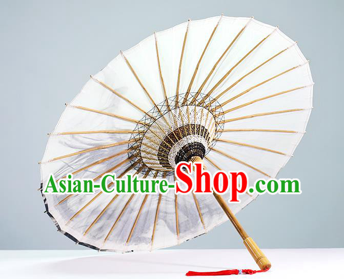 Traditional China Ink Painting Dragon Oil Paper Umbrella Handmade Umbrellas Artware Swordsman Umbrella