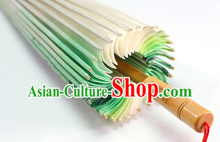 Traditional China Classical Painting Pear Blossom Paper Umbrella Oil Paper Umbrella Handmade Umbrellas Artware