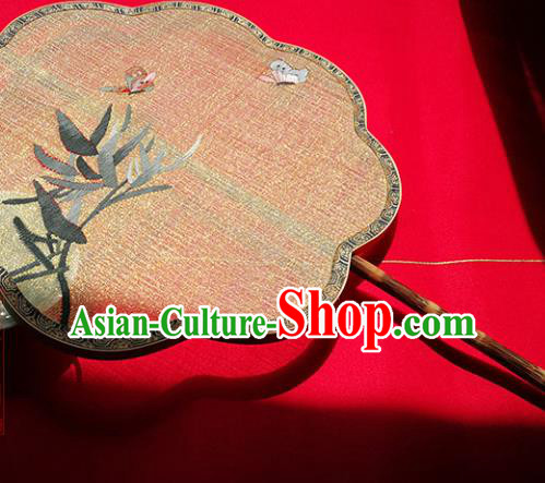 China Traditional Ming Dynasty Hanfu Fan Palace Fan Handmade Silk Fans