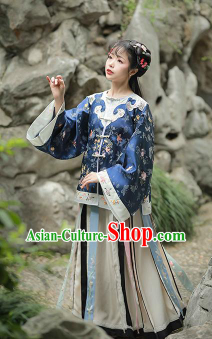 China Traditional Qing Dynasty Manchu Princess Historical Costume Ancient Court Beauty Apparels Clothing