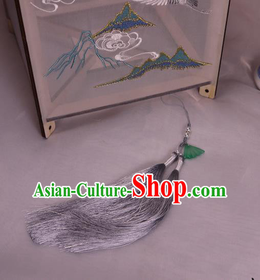 China Traditional New Year Lantern Handmade Embroidered Crane Desk Lamp Classical Palace Lantern