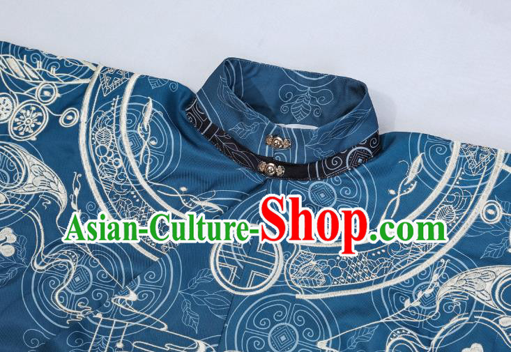 China Ancient Royal Countess Embroidered Costumes Traditional Ming Dynasty Court Woman Historical Clothing