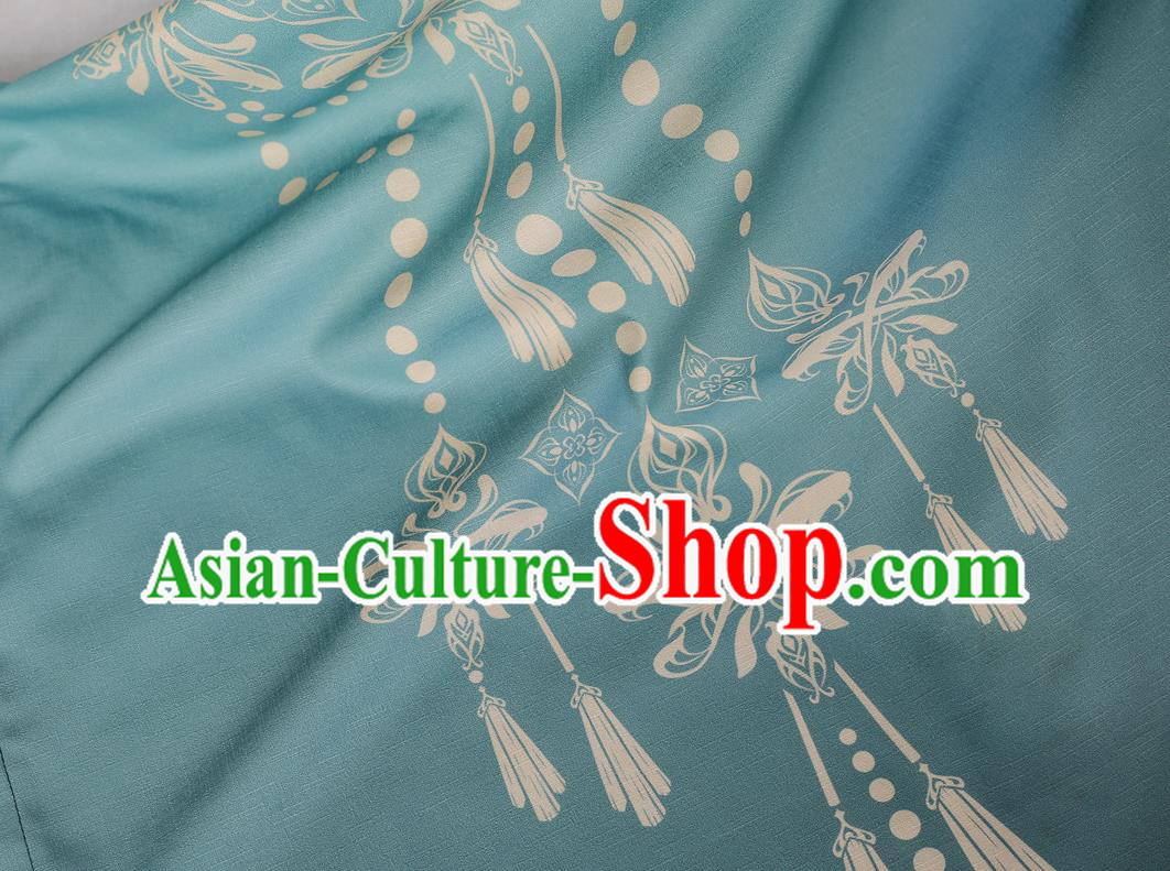 China Traditional Tang Dynasty Princess Green Hanfu Dress Clothing Ancient Court Lady Costumes