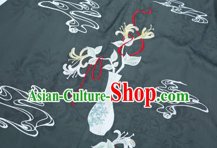 China Ancient Scholar Embroidered Costumes Traditional Ming Dynasty Noble Childe Clothing for Men