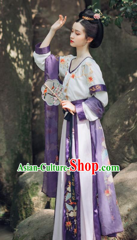 China Ancient Court Princess Replica Clothing Traditional Tang Dynasty Palace Lady Hanfu Dress