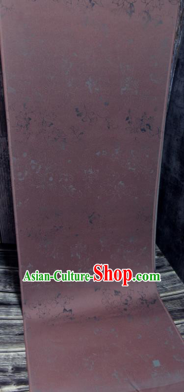 Asian Japan Iromuji Rust Red Brocade Tapestry Traditional Hanfu Qipao Dress Silk Fabric