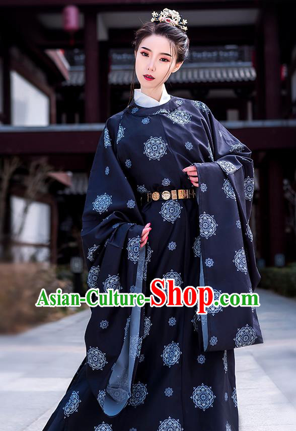China Ancient Nobility Childe Hanfu Clothing Traditional Ming Dynasty Swordsman Costume for Men