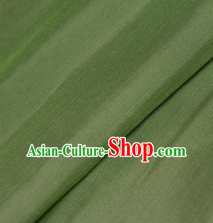 Traditional Japanese Pomegranate Pattern Pure Silk Fabric Asian Japan Kimono Green Brocade Material