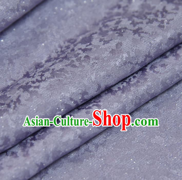 Asian Japan Tsukesage Kimono Brocade Tapestry Traditional Qipao Dress Violet Silk Fabric